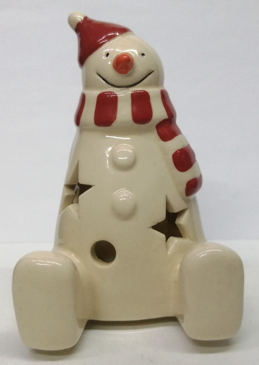  スノーマン　snowman　雪だるま　LEDライト　置物