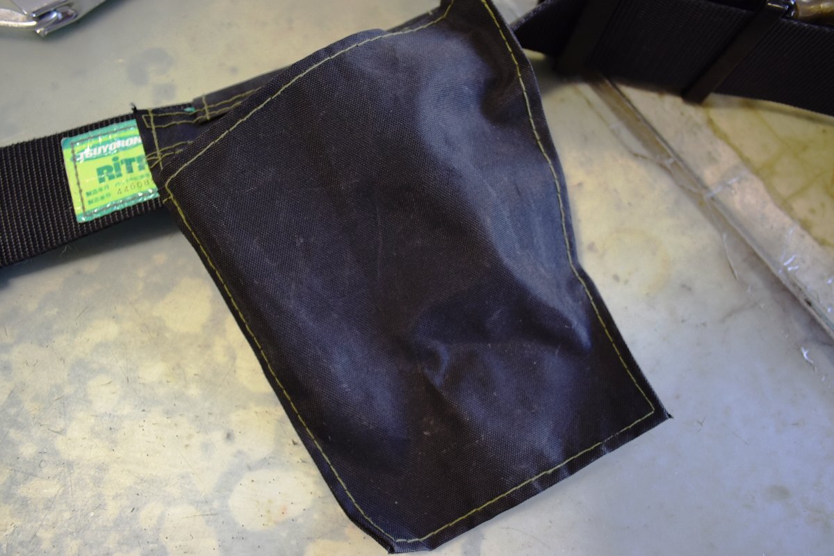 中古 TSUYORON リトラ RITRA ツヨロン FS-90 富士電工 胴ベルト型 安全帯 1本吊り専用 巻取式 一般高所 作業(yè)用 落下防止 大工 ベルト