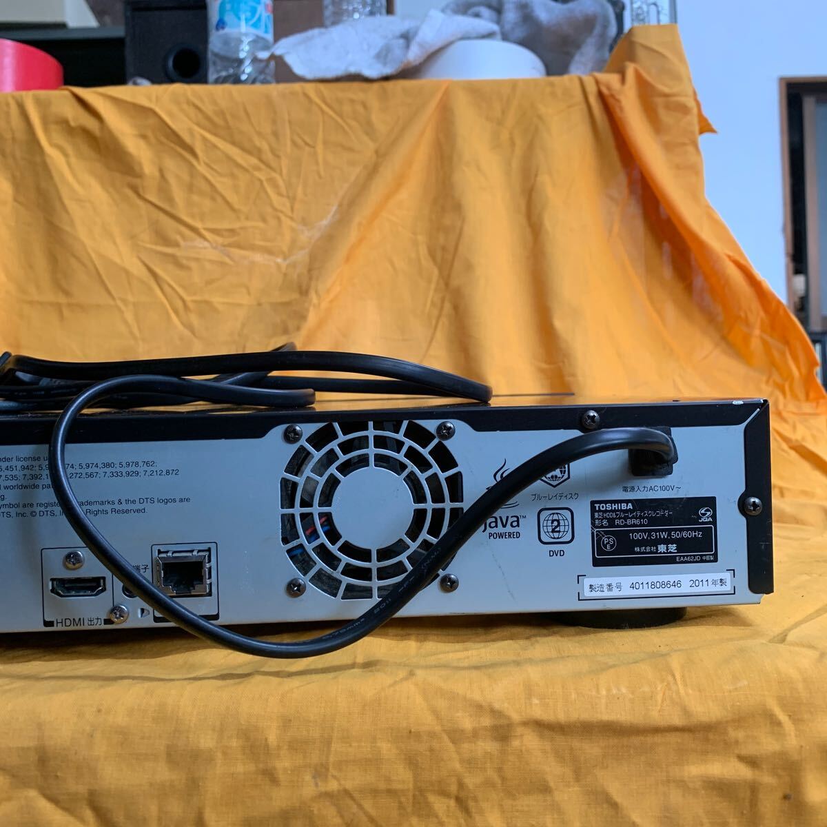 TONO★IZA033★ TOSHIBA ブルーレイ RD-BR610