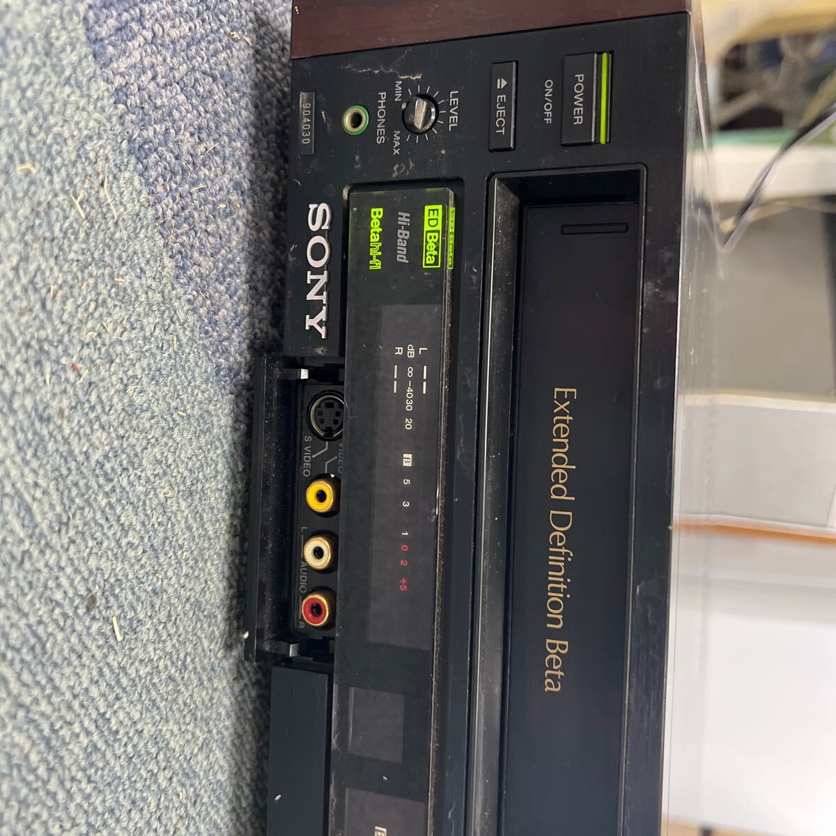 TONO☆ 高級EDベータハイファイビデオデッキ EDV-5000 SONY TONO☆ 高級EDベータハイファイビデオデッキ EDV-5000 SONY