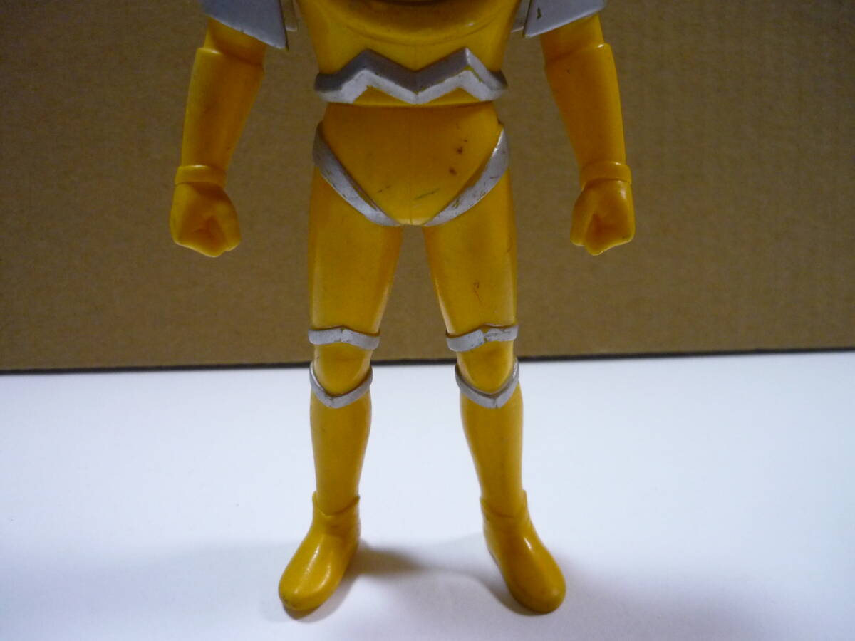 [管00]【送料無料】ソフビ ゴールドプラチナム 1994 約16cm ブルースワット 特撮 フィギュア 人形 バンダイ メタルヒーローシリーズ