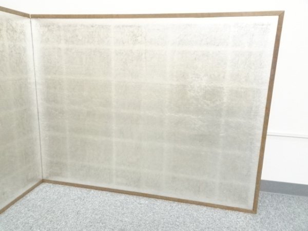 ys5881428; 銀箔風炉先屏風【道】