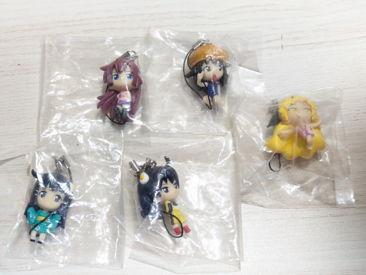 希少★新品★化物語スイング03　全5種　バケモノガタリ夏水着マスコット　BANDAI　ガチャ　物語シリーズ　京アニ