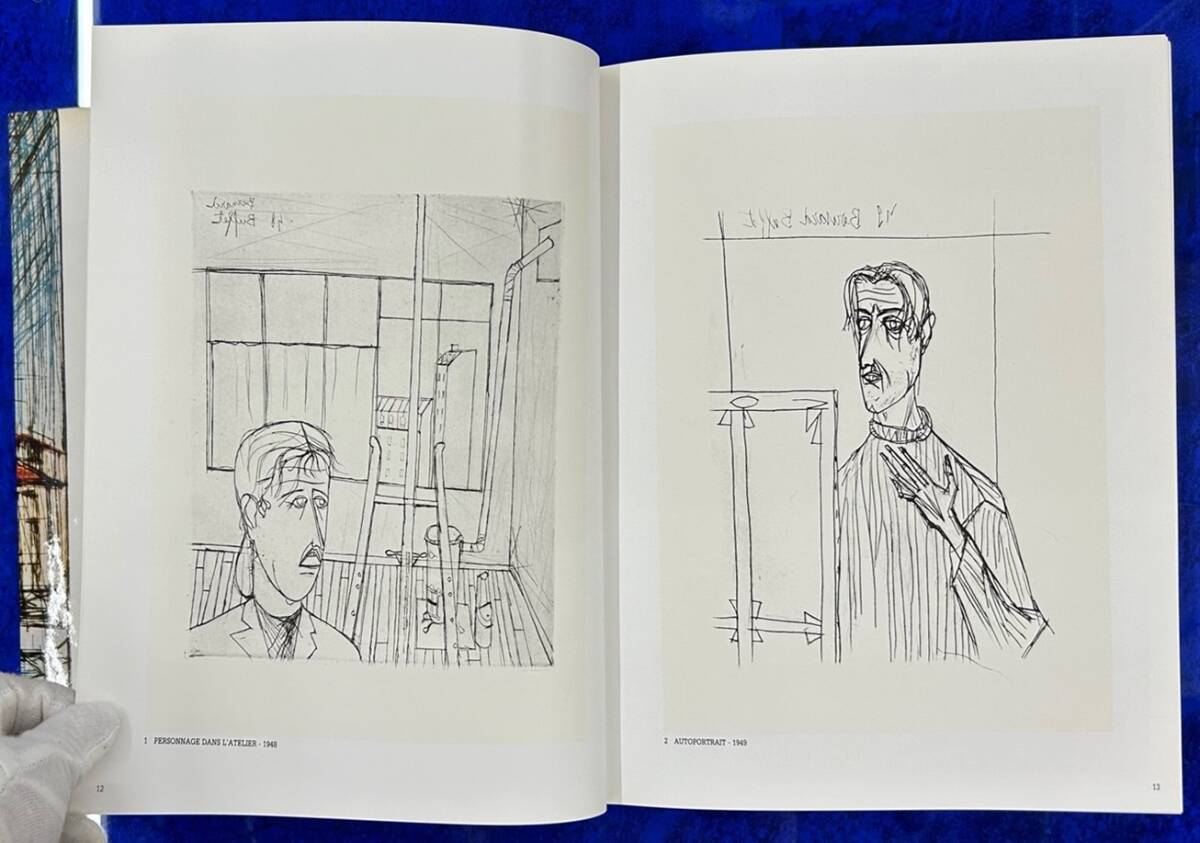 ベルナール・ビュフェ125-1954画集より新品額付 ベルナール・ビュフェ125-1954画集より新品額付