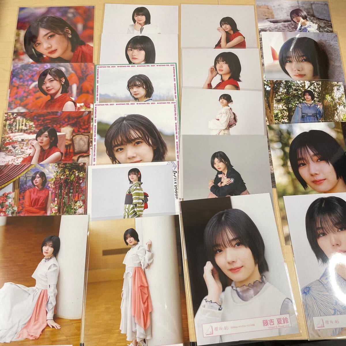 櫻坂46 生写真 藤吉夏鈴 まとめ売り17枚 Yahoo!オークション - 櫻坂46 藤吉夏鈴 生写真 まとめ売り