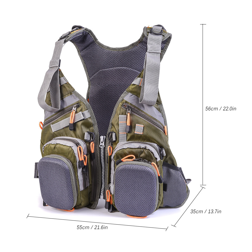  new arrival mesh fly fishing vest multifunction backpack fishing the best speed ..ru early ru fishing tackle the best 2 сolor selection possible / gray 