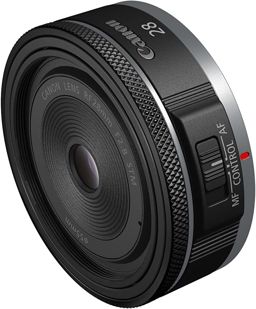 CANON　RF28mm　F2.8　STM　レンズ　RFマウント　広角　フルフレーム　1:2.8　キャノン　美品　早い者勝ち　大特価