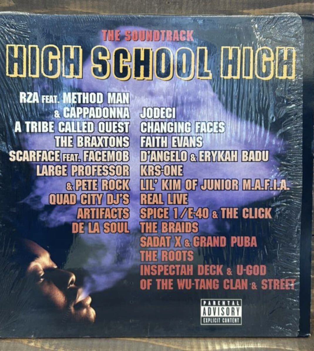 HIGH SCHOOL HIGH - THE SOUNDTRACK / V.A. (LP) シュリンク　90's HIP HOP R&B 90年代　92709-1