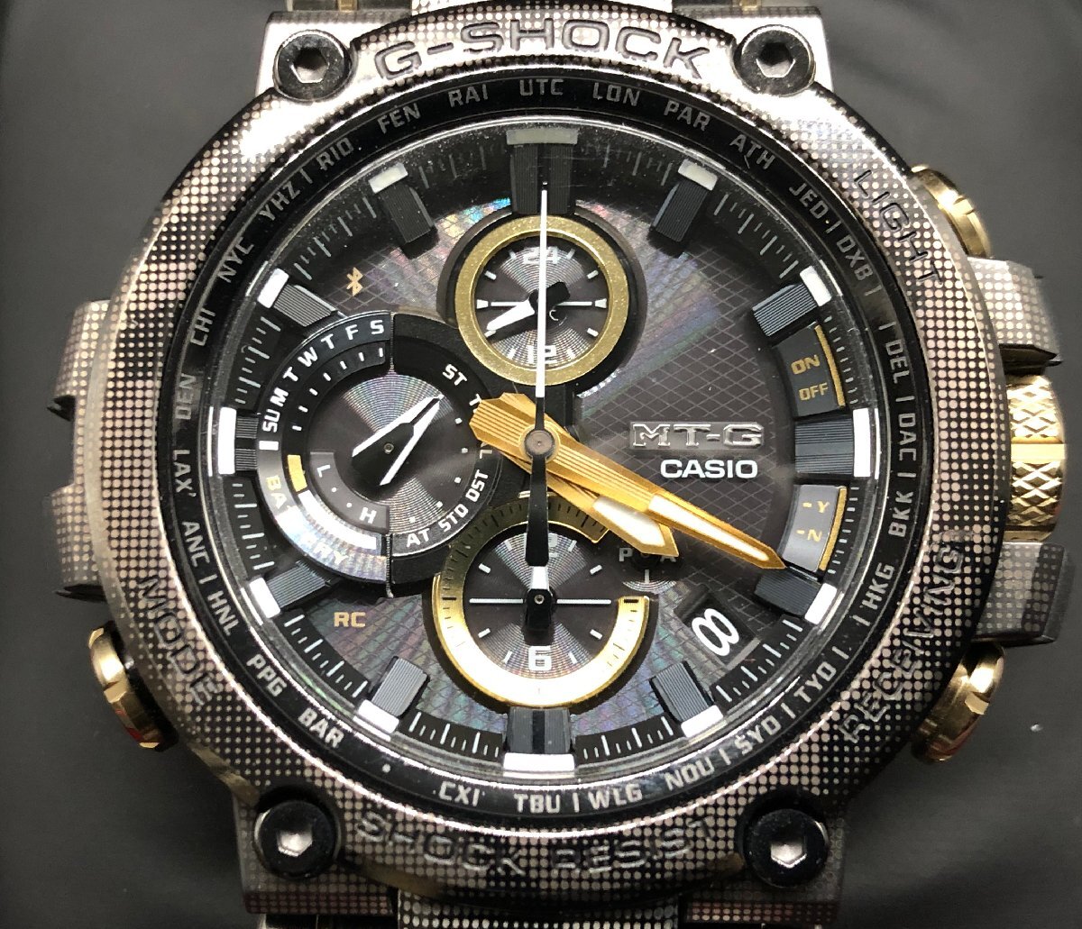 ☆未使用展示品☆CASIO カシオ G-SHOCK MTG-B1000DCM-1AJR Gショック カモフラージュ柄 腕時計 [771-0308-O4]