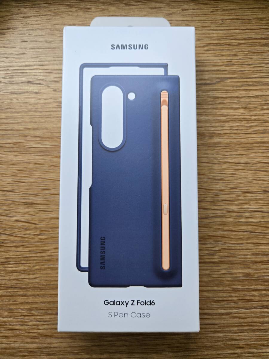 新品未開封　Galaxy Z Fold6 5G ケース 純正 Sペン搭載 ネイビー S-pen Case 
