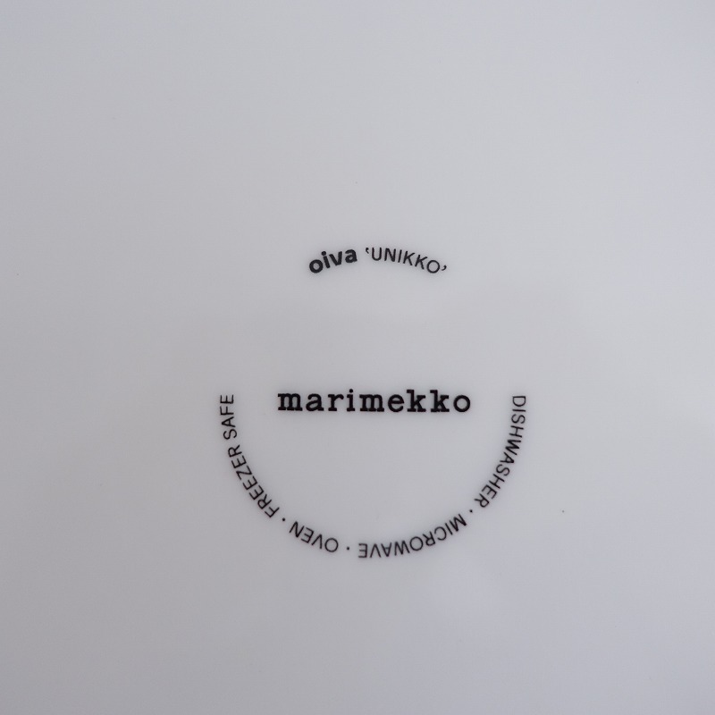 【北歐】美品/マリメッコ marimekko *UNIKKO ボウル 20㎝*食器お皿【陶器】(wa87-2407-184)【42H42】