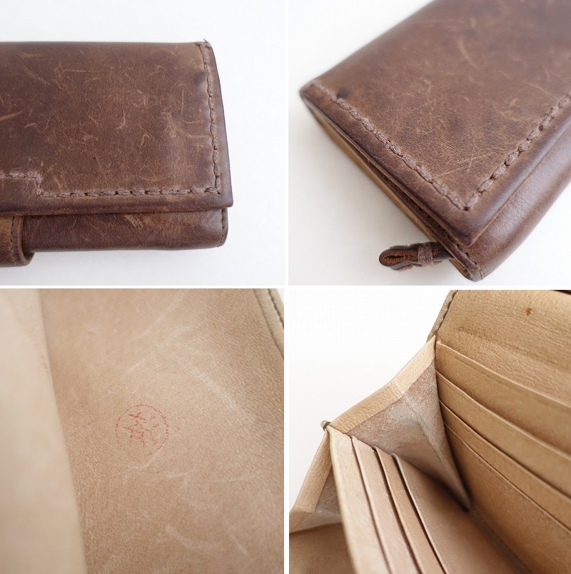 エバゴス ebagos *レザーロングウォレット*ブラウン皮革長財布 エバゴス ebagos *レザーロングウォレット*ブラウン皮革長財布