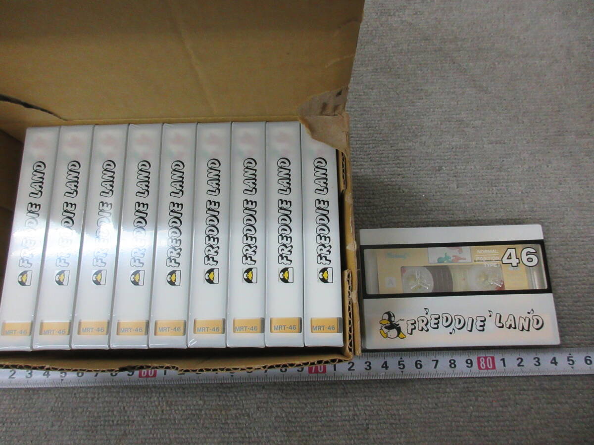 K041【8-26】● 電気店在庫品 TDK ノーマルカセットテープ MRT-46 10点まとめて FREDDIE LAND 元箱付き 未使用長期保管品
