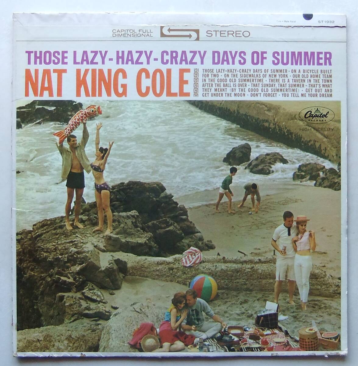 ◆ NAT 'KING' COLE / Those Lazy-Hazy-Crazy-Days of Summer ◆ Capitol ST 1932 (color) ◆