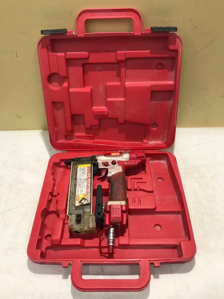中古品】☆MAX(マックス) 55㎜高圧スーパーフィニッシュネイラ 中古品】☆MAX(マックス) 55㎜高圧スーパーフィニッシュネイラ