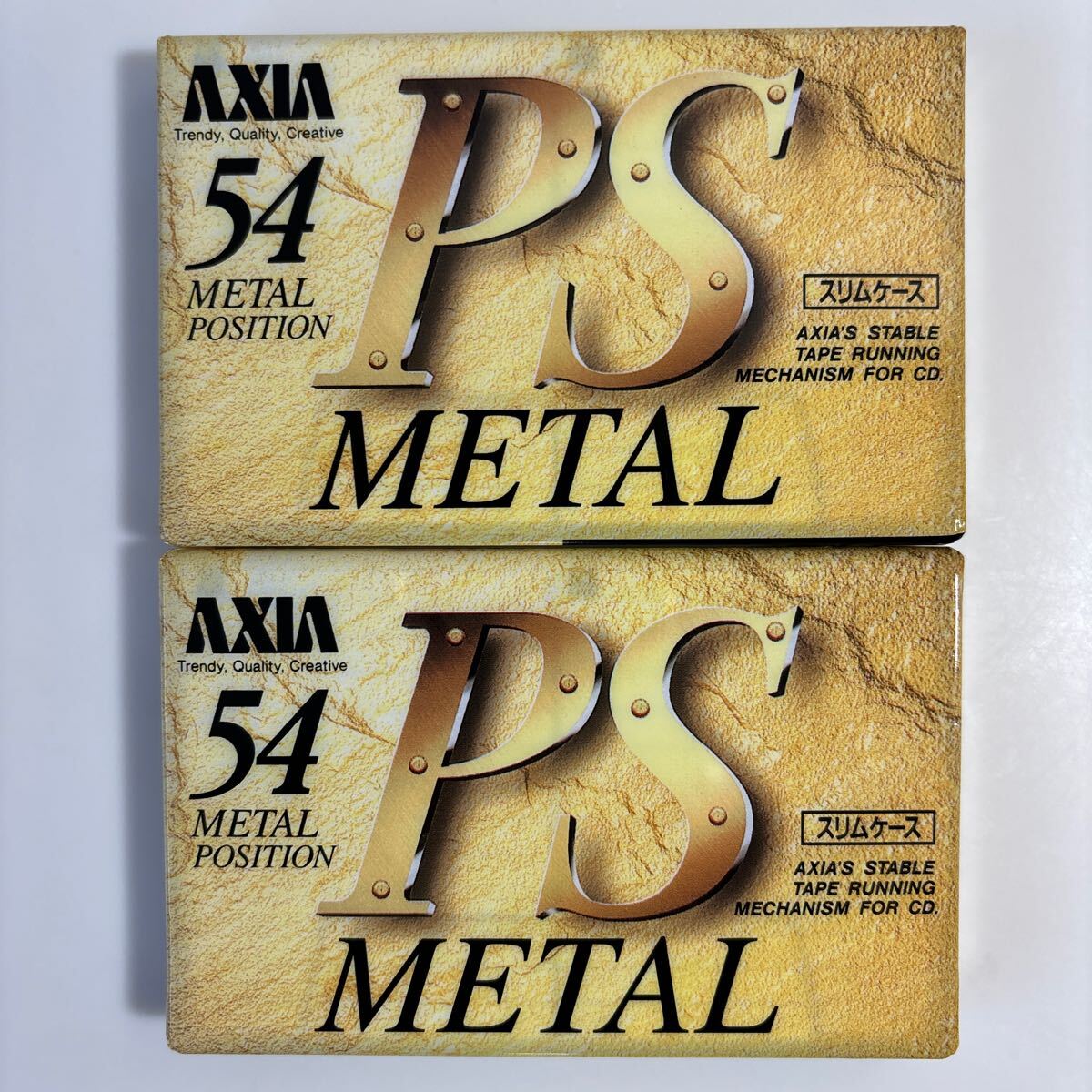 カセットテープ メタルポジション AXIA PS METAL 54分2本