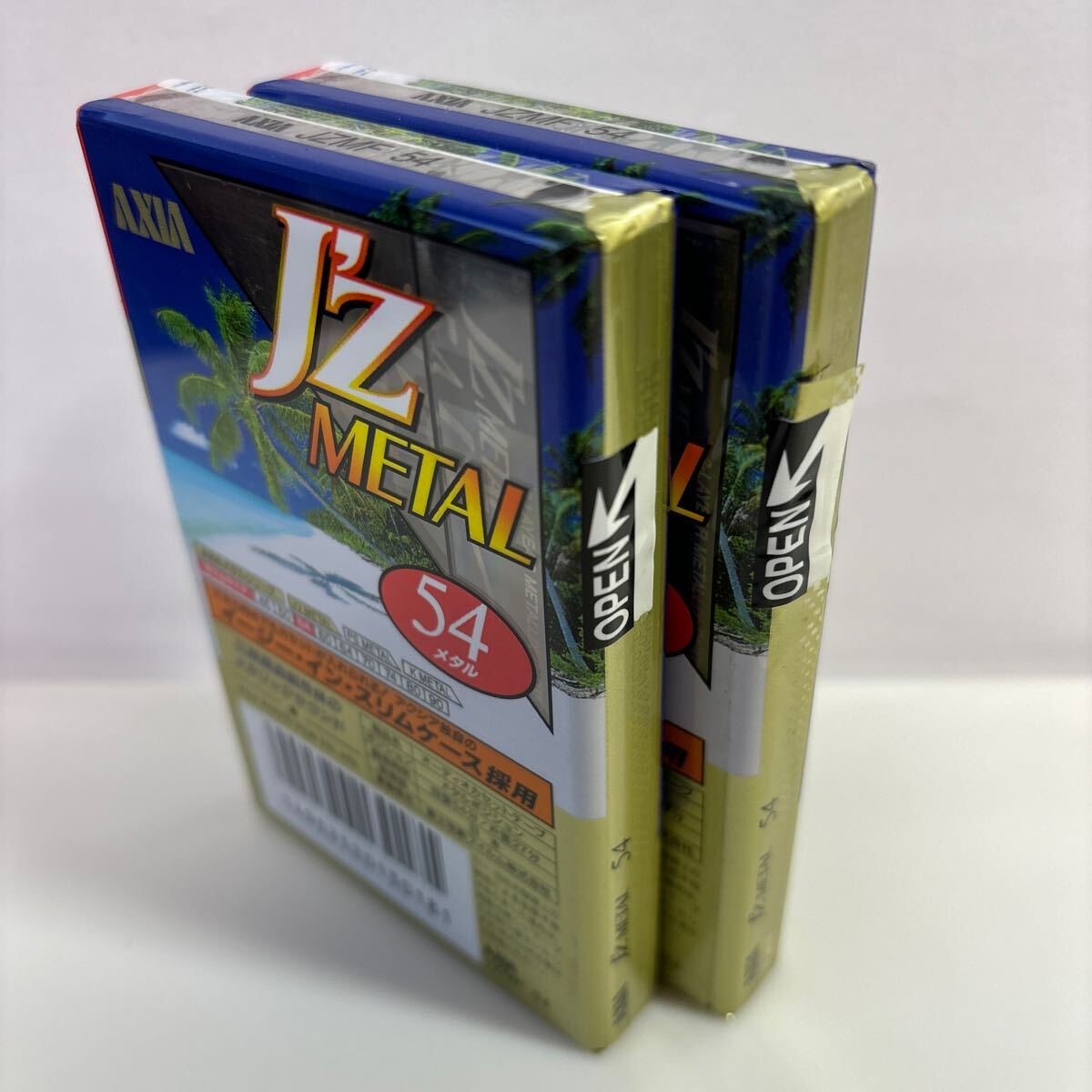 カセットテープ メタルポジション AXIA J'z METAL 54分2本
