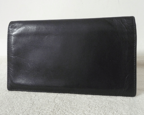エッティンガー　ETTINGER　レザー　ブラック　黒　長財布　札入れ　ロングウォレット　メンズ