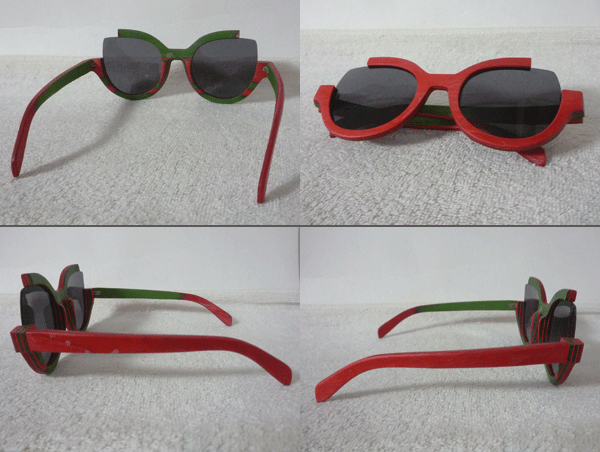 HPIRME　サングラス　POLARIZED CAT.3　ウッドフレーム