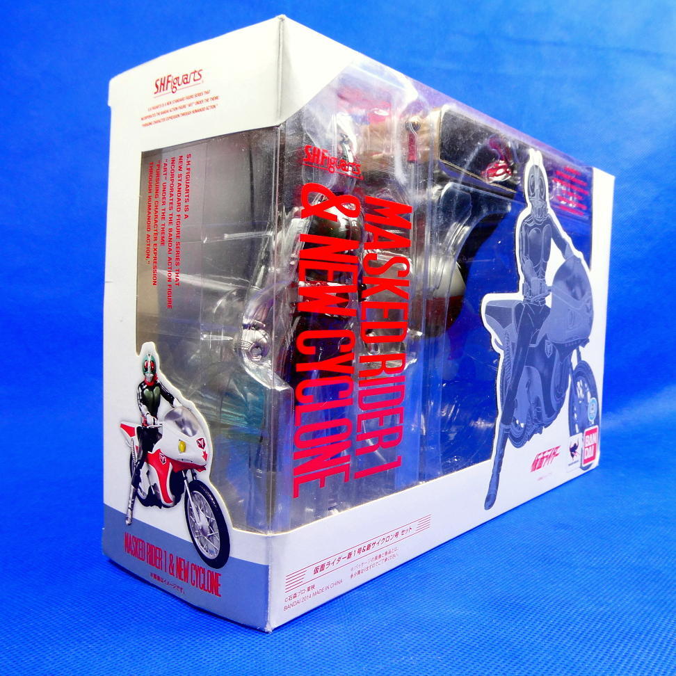 新仮面ライダー1号&新サイクロン号セット★劇中のアクションシーシをバイク共に再現★仮面ライダー★昭和ライダー★バンダイ★2014年_画像2