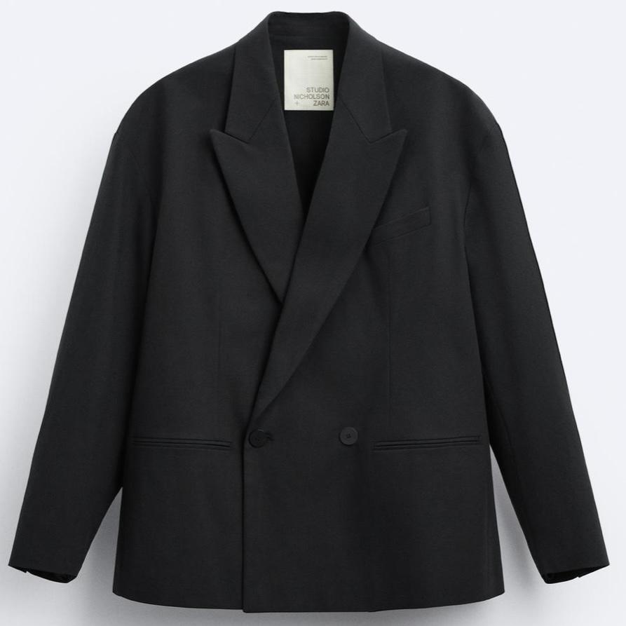 STUDIO NICHOLSON×ZARA ダブルブレスト ブレザー スタジオ STUDIO NICHOLSON×ZARA ダブルブレスト ブレザー スタジオ