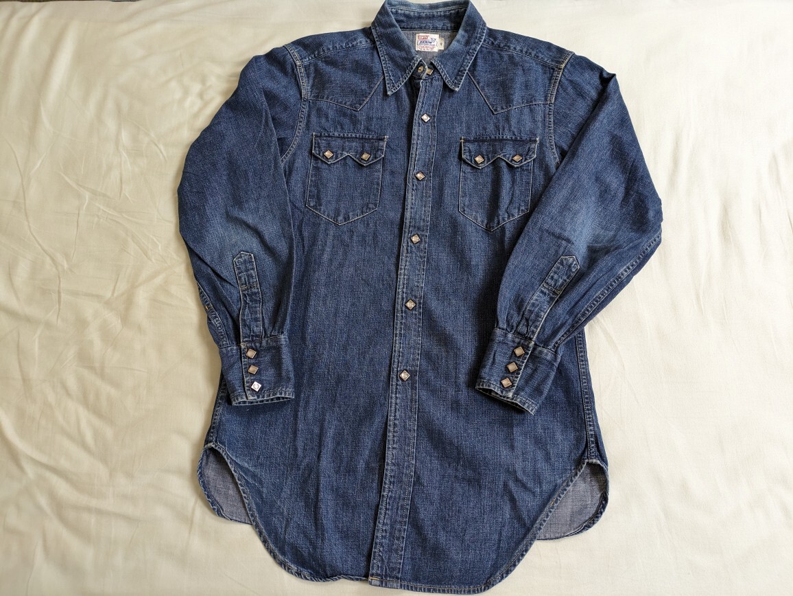 Levi's リーバイス ショートホーン デニム ウエスタンシャツ Levi's リーバイス ショートホーン デニム ウエスタンシャツ