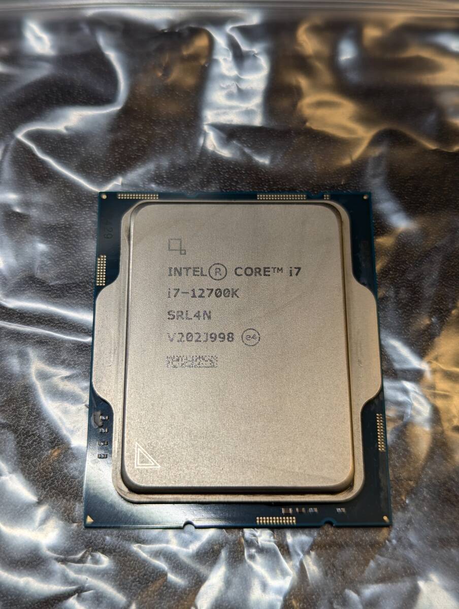 正常動作品　Intel Core i7 12700K