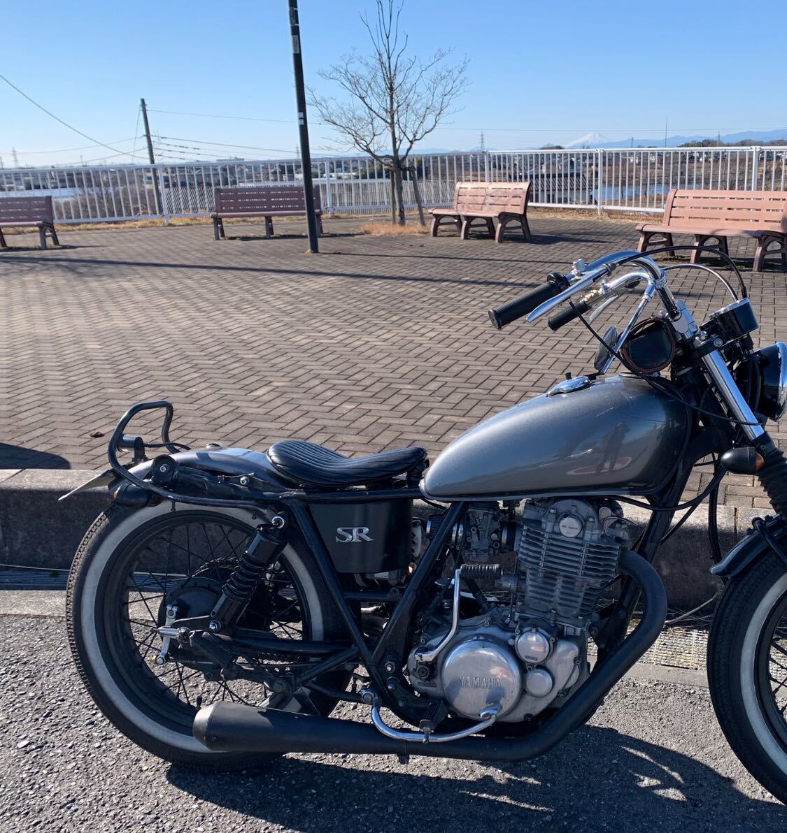 Gサスペンション　265mm ブラック SR400に使用　ジャンク G-SUSPENSION265 BLACK SR400/500 / 2％er オフィシャルWebstore