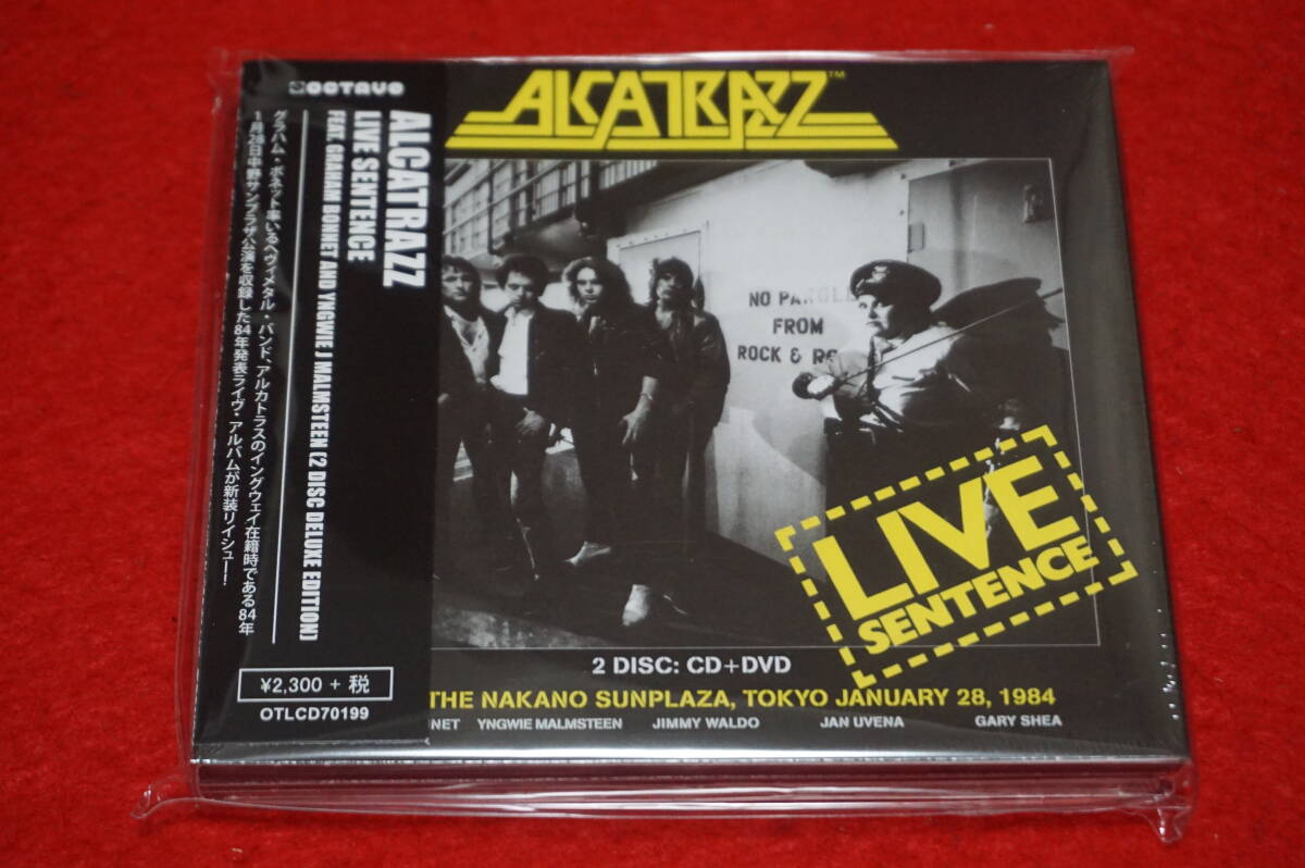  rare![ new goods CD+DVD] ALCATRAZZ / Live Sentence Feat.Graham Bonet & Yngwie J Malmsteen 2Disk Deluxe Editiona LUKA tiger s