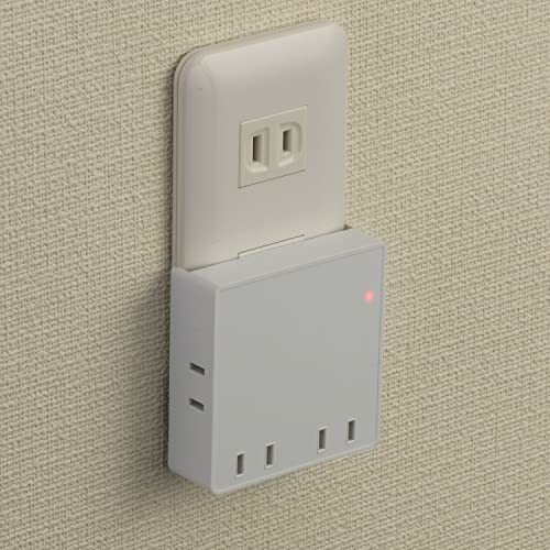 雷ガード付 4個口拡張コンセント 00-6904_画像5