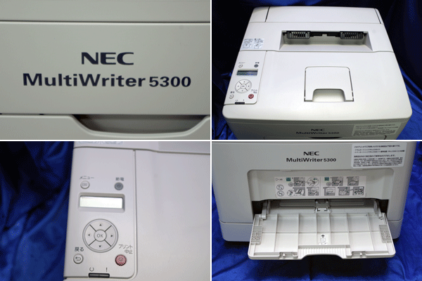 ★メーター７５０９★ NEC A4対応 モノクロレーザープリンター ◆MultiWriter5300◆ 52114Y