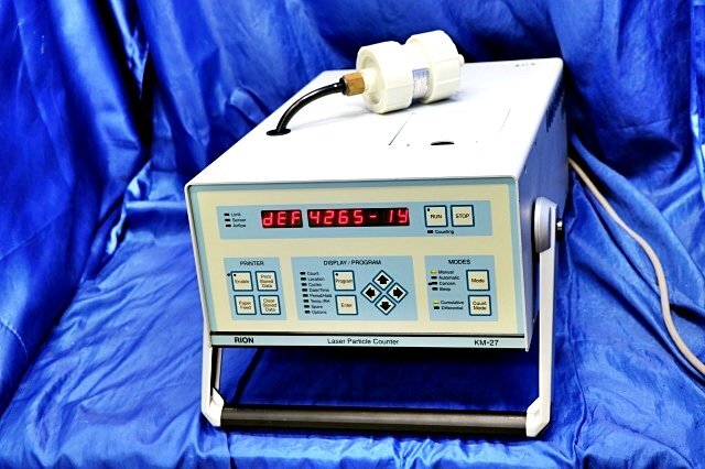 RION パーティクルカウンター KM-27 エアろ過フィルタ付 微粒子 RION パーティクルカウンター KM-27 エアろ過フィルタ付 微粒子