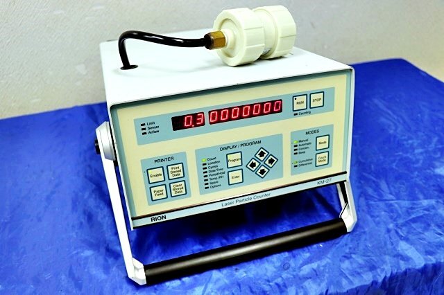 RION パーティクルカウンター KM-27 エアろ過フィルタ付 微粒子 RION パーティクルカウンター KM-27 エアろ過フィルタ付 微粒子