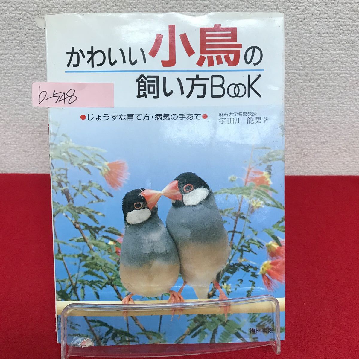 b-548 ※9 かわいい小鳥の飼い方BooK 著者/宇田川龍男 1995年8月第1版発行 小鳥の生活Atoフィンチ類とくらすなら