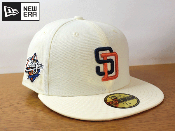 1円スタート!【未使用品】(7-3/8 - 58.7cm) 59FIFTY NEW ERA SD PADRES パドレス ニューエラ キャップ 帽子 サイドパッチ K612