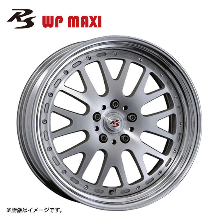 送料無料 クリムソン RS WP MAXI Low Disk 2PIECE 6.5J-17 +42~25 5H-100 (17インチ) 5H100 6.5J+42~25【4本セット 新品】