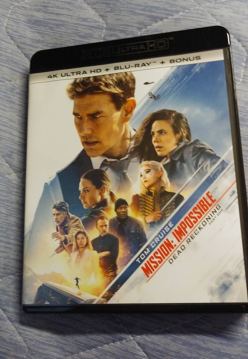 ミッション:インポッシブル/デッドレコニング PART ONE 　4K ULTRA HD + Blu-ray　３枚組　新品購入後１回視聴