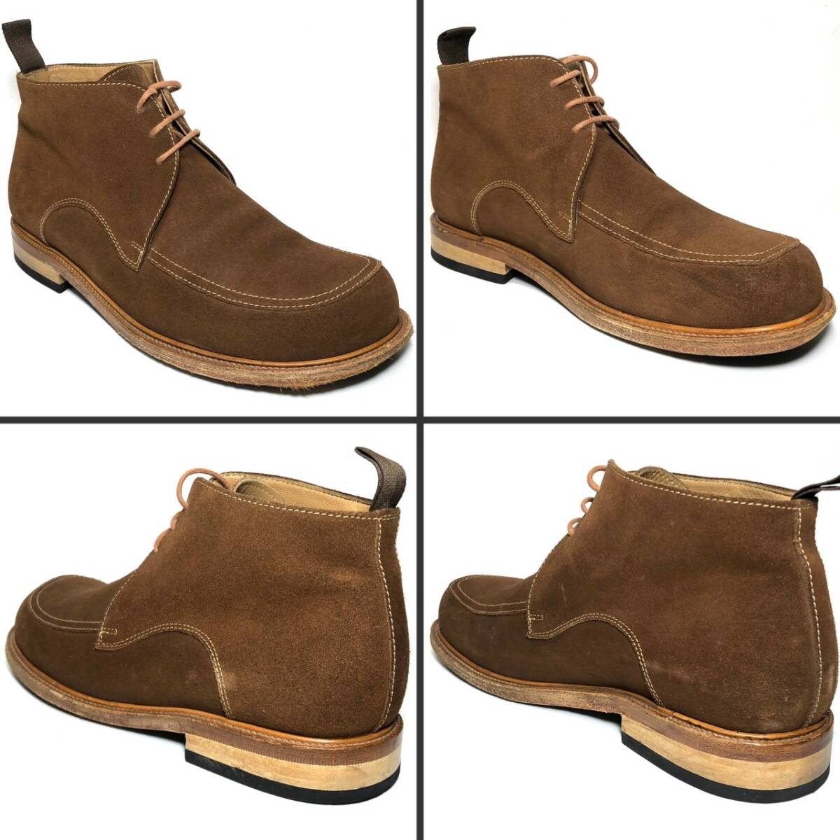 Footprints / BIRKENSTOCK 26.5cm メンズ 茶 ブラウン スエード ブーツ ビルケンシュトック 本革 革靴 レザーシューズ 中古 *管理AE91R162