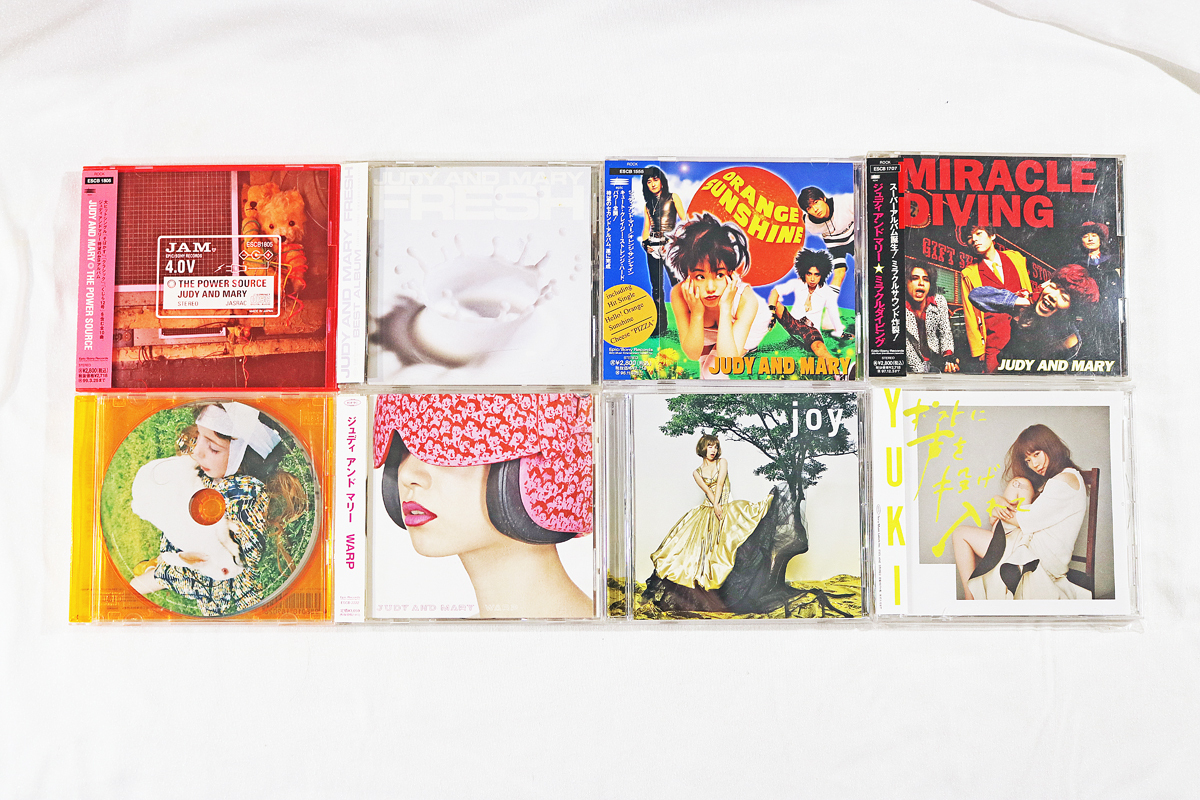 【激レア】JUDY AND MARY コンサートうちわ 4種 非売品 YUKI JUDY AND MARY/YUKI CD 8タイトル FRESH THE POWER SOURCE WARP