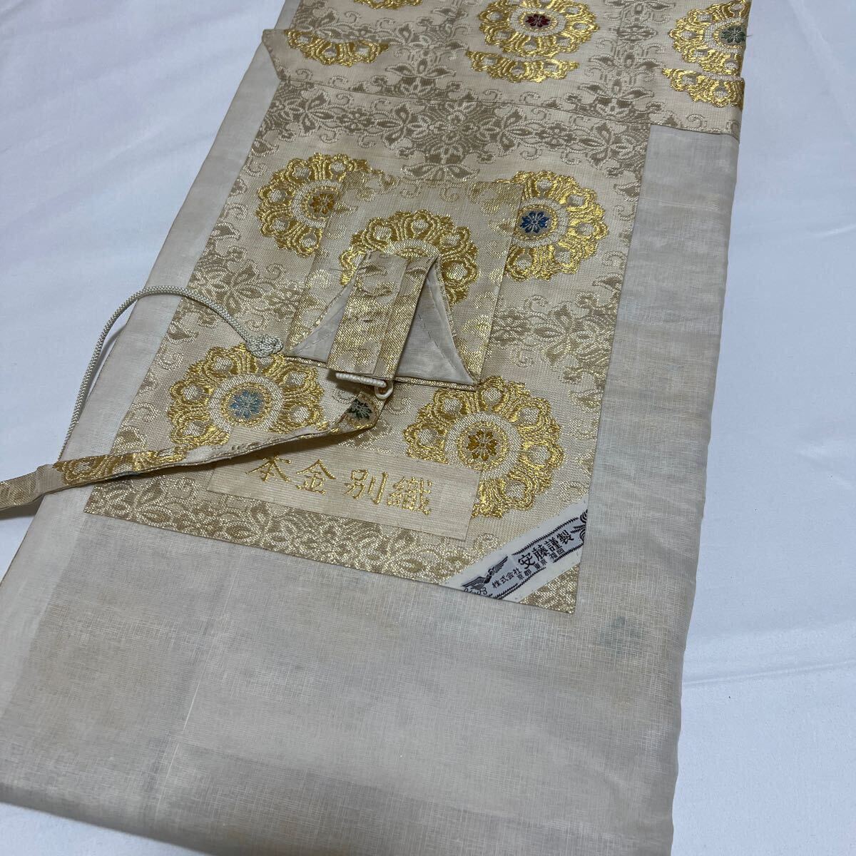 浄土宗 安藤法衣店謹製 本金別織 七條裟袈 七条袈裟 鳳凰紋 冬合用 僧侶仏教仏具法衣袈裟装束 本七條袈裟／南山衣 | 知恩院前渡辺法衣仏具店｜浄土宗各本山御用達