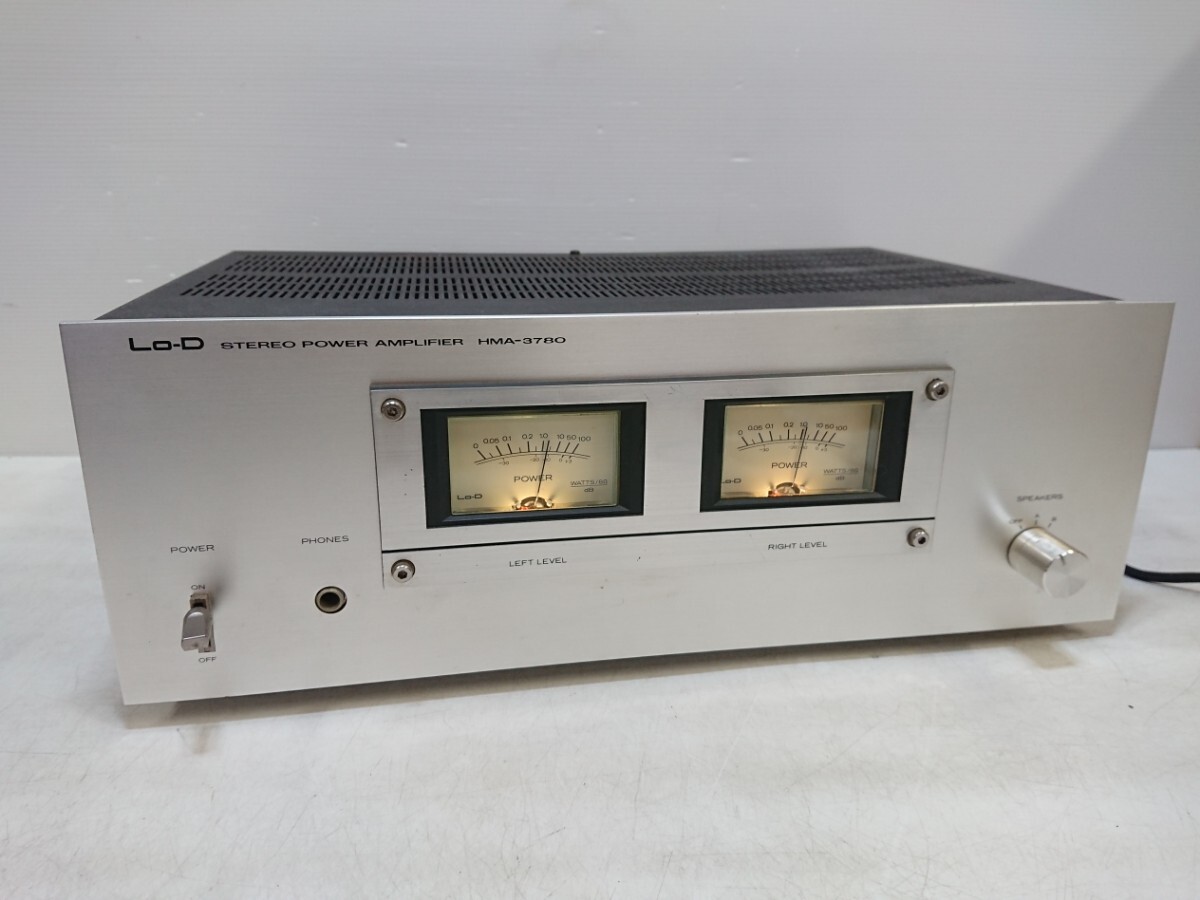 管理0918 Lo-D ローディ 日立 HMA-3780 ステレオ パワー アンプ 管理0918 Lo-D ローディ 日立 HMA-3780 ステレオ パワー アンプ