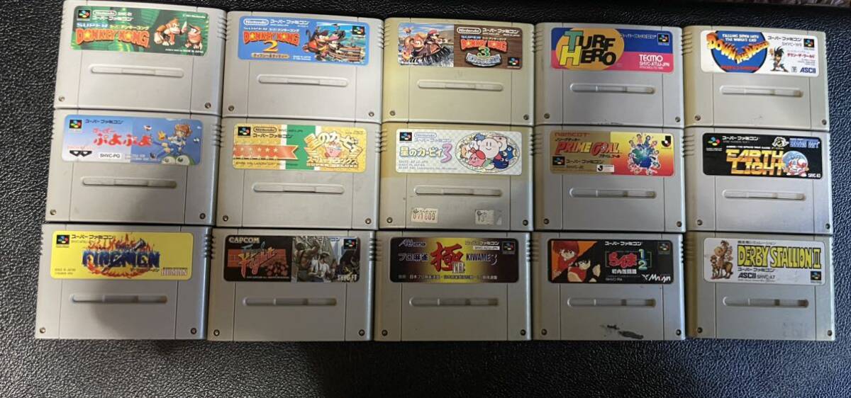 スーパーファミコンソフト まとめ売り 動作未確認