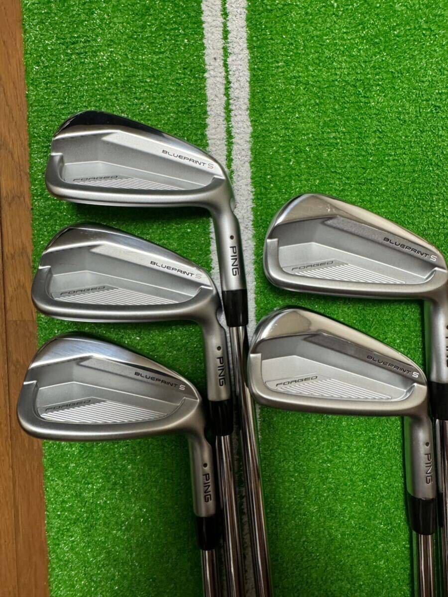 PING ブループリントS アイアンセット 6-w 5本 DG tour issue EX S200 ブラックコード 黒ドット