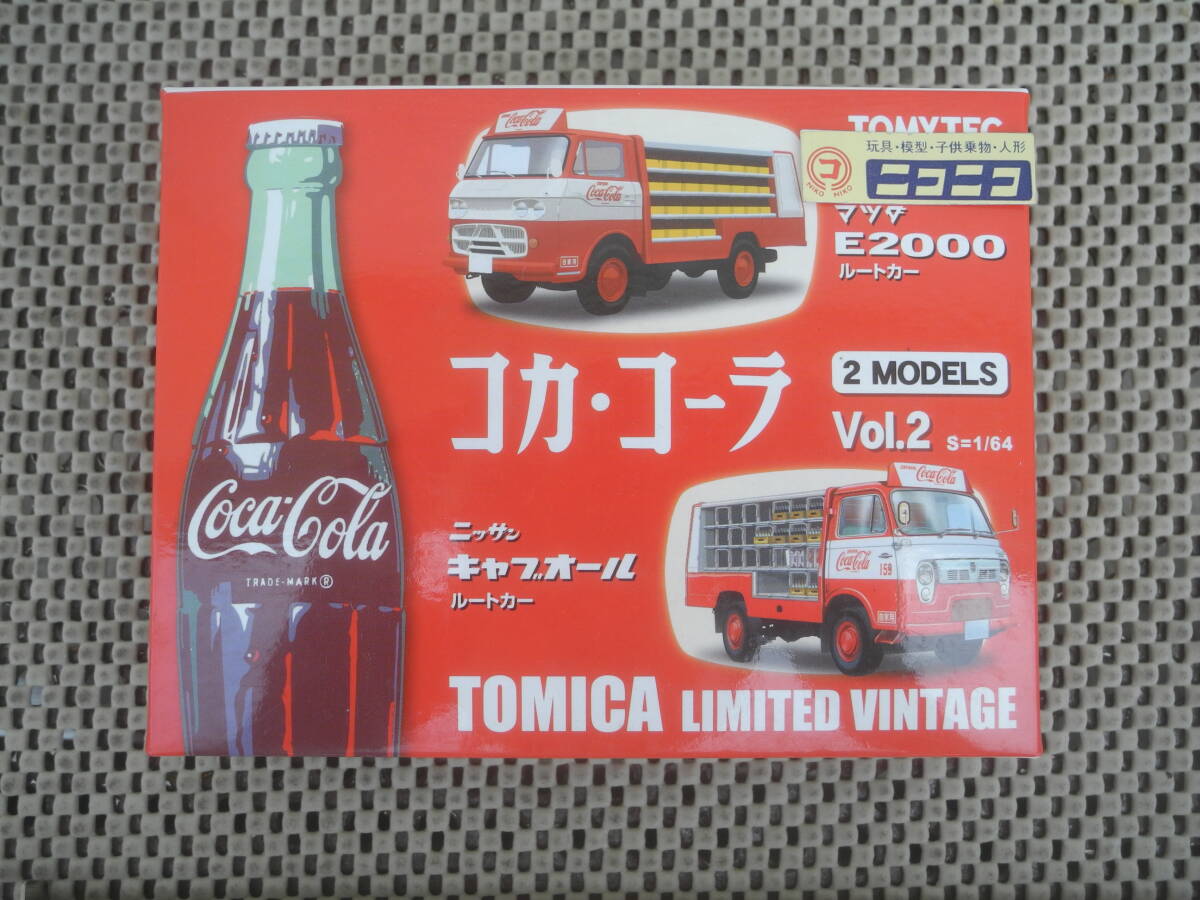 【新品未開封】トミカリミテッドヴィンテージ コカ・コーラ 2MODELS Vol.2 TOMICA LIMITED VINTAGE TOMYTEC