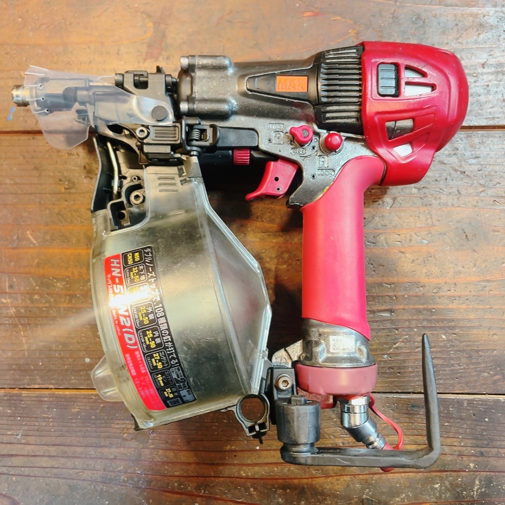 7日保証 整備済 消耗部品多数交換 MAX マックス 高圧 50mm 釘 7日保証 整備済 消耗部品多数交換 MAX マックス 高圧 50mm 釘