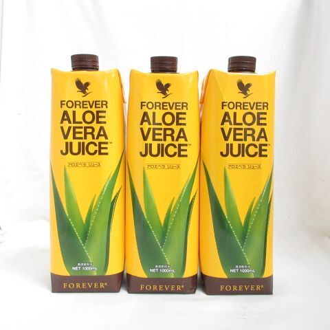 ☆新品3個セット FOREVER フォーエバー アロエベラ ジュース 1000mL 2025年12月7日以降 ( 0710-n1 )