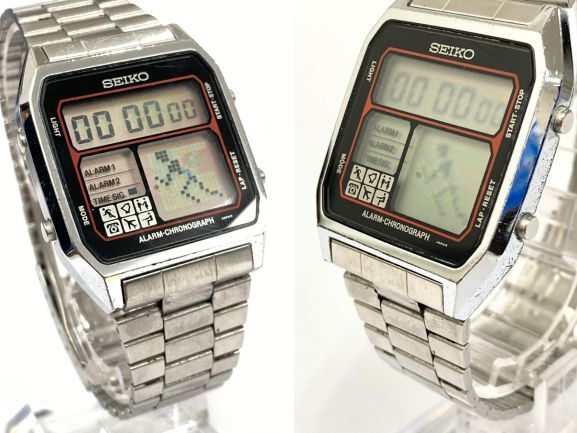 可動品】SEIKO セイコーデジタルウォッチ アラームクロノグラフ