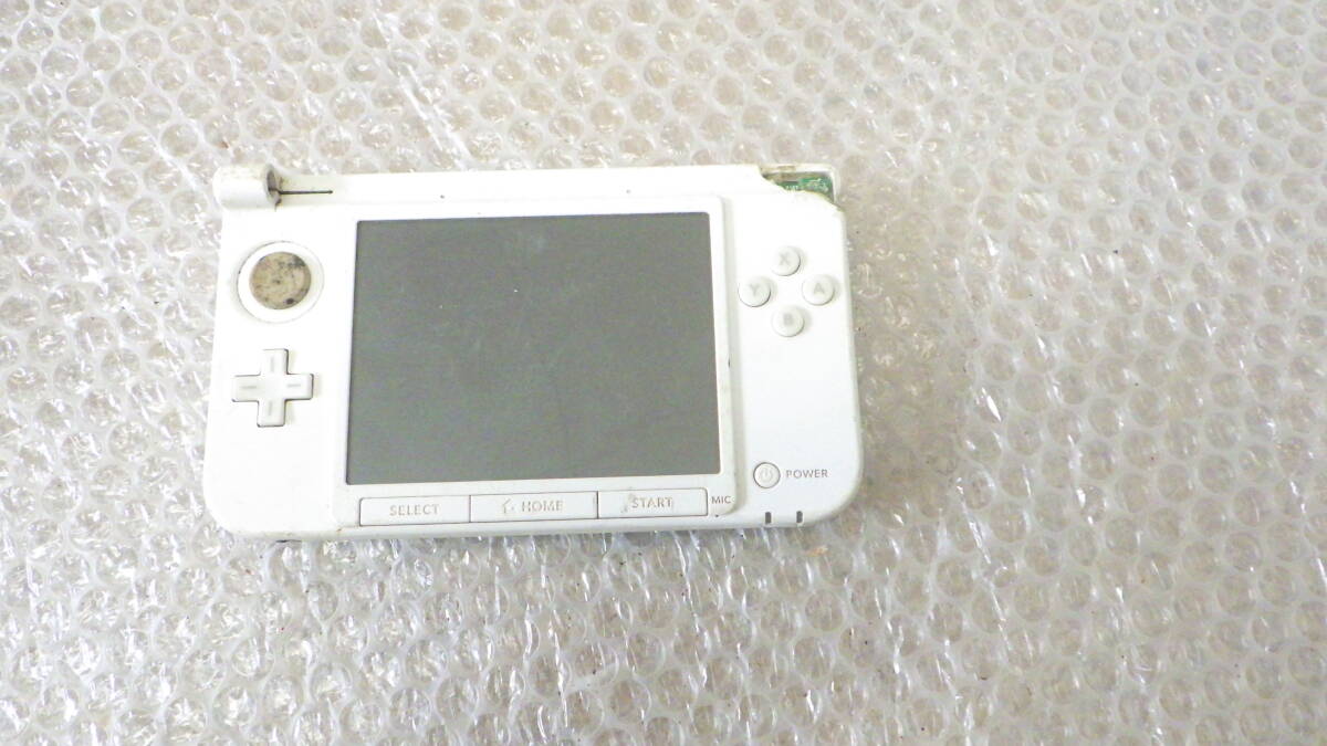 Nintendo 3DS LL　SPR-001　下画面　ミント×ホワイト　充電起動可　ジャンク品　