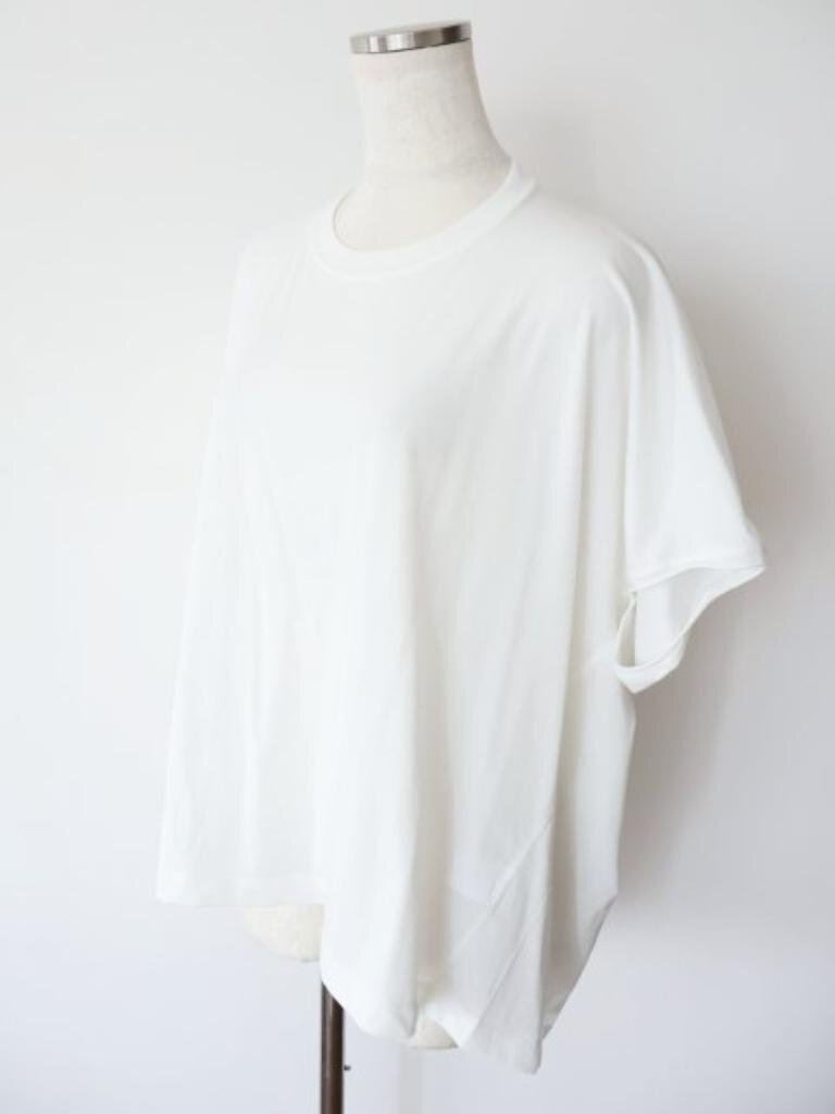 [ including carriage ]DES PRES Des Pres ( Tomorrowland ) soft plain jersey - crew neck pull over M size white simple 6441702