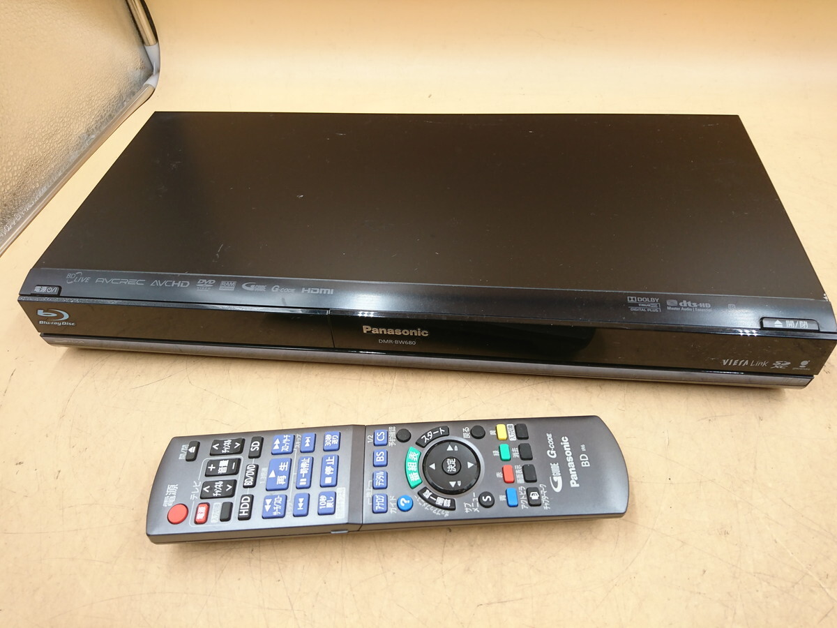 8457 ▲ Panasonic パナソニック Blu-ray ブルーレイレコーダー DMR-BW680 8457 ▲ Panasonic パナソニック Blu-ray ブルーレイレコーダー DMR-BW680